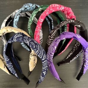 Colorful Bandana Headband Set